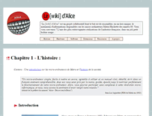 Tablet Screenshot of alice.system-cfg.com